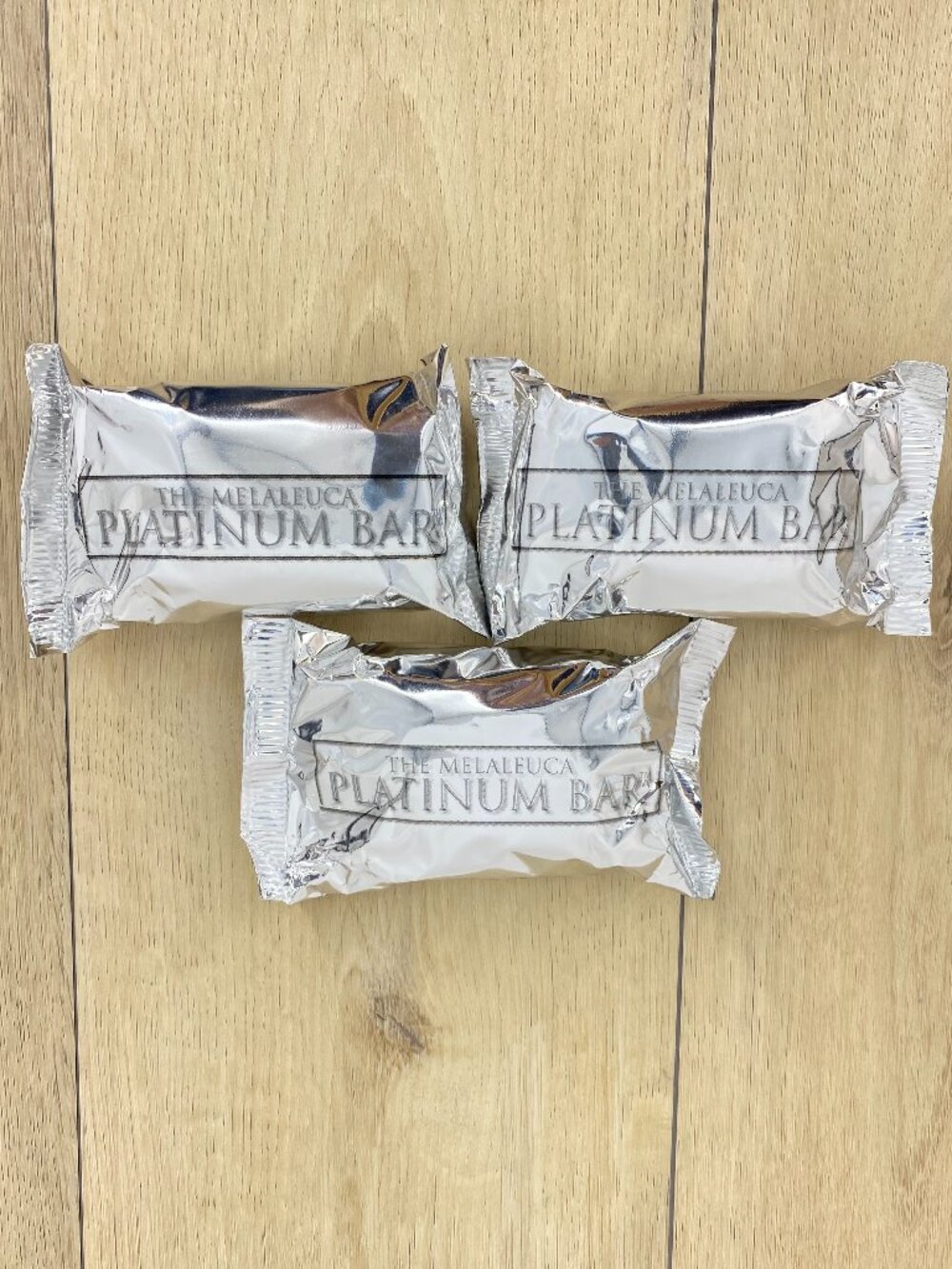 Melaleuca The Platinum Bar Luxury Bath Soap Set of 3